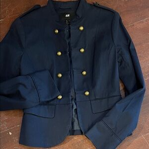 🌻3/$15🌻 H&M women’s Dark Blue Military Jacket